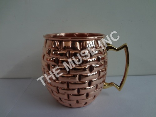 Solid Copper Embossed Mug Solid Copper Embossed Mug