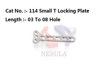 Small T Locking Plate