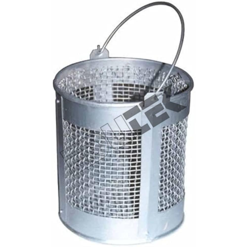 Density Basket - Brass/gi With Stainless Steel Wire Mesh, 20 Cm Diameter X 20 Cm High | Durable, Lightweight Design With Handle For Laboratory Density Tests