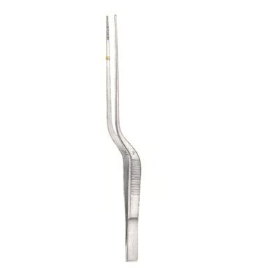 Cushing Forceps Bayonet Serrated Tips