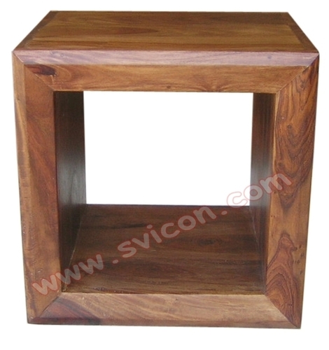 WOODEN BEDSIDE