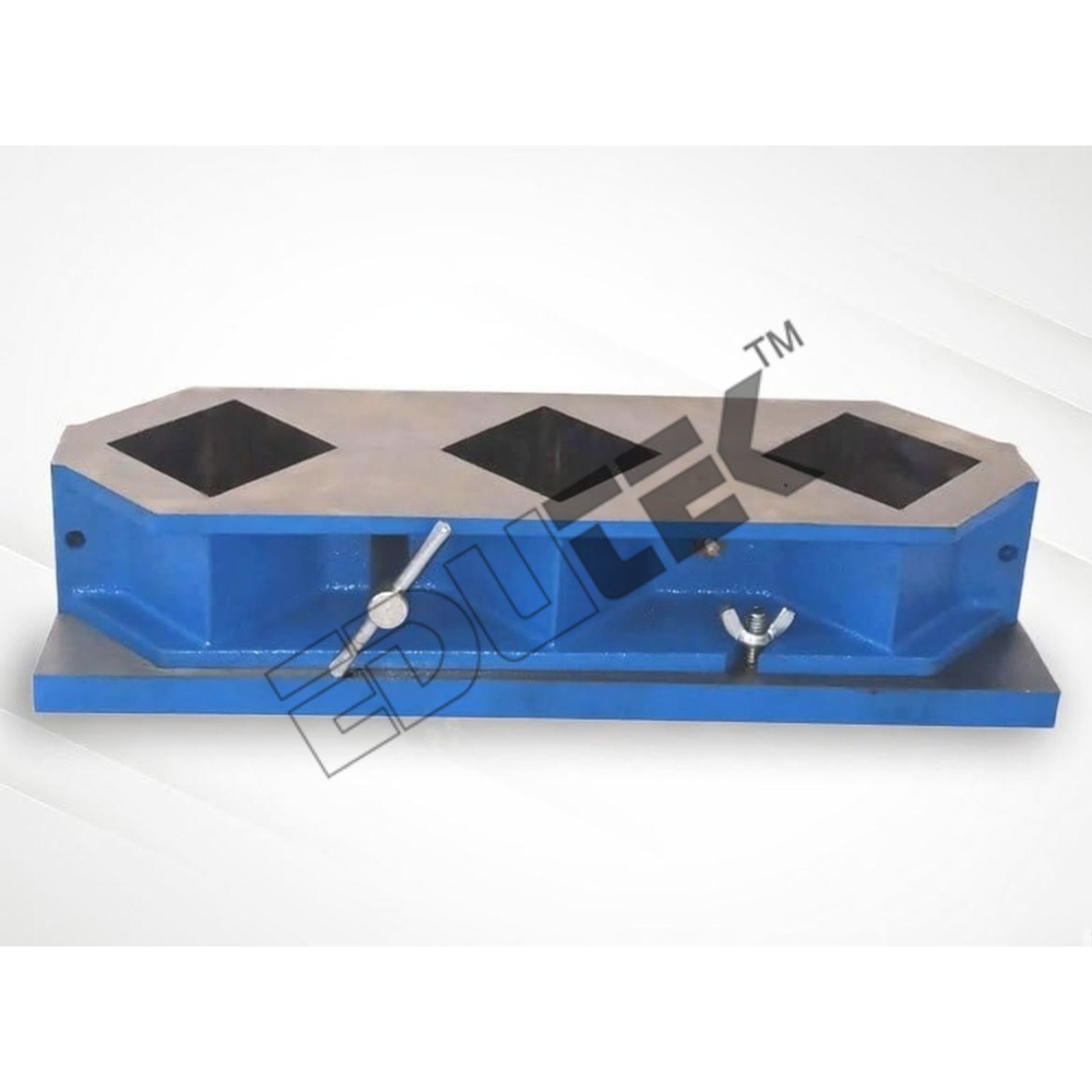 Gang Mould - Mild Steel, Cast Iron, Bronze | Moulding for 40mm, 50mm, 100mm Specimens with Base Plate