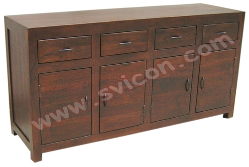 Wooden Side Board 4 Drawer 4 Door