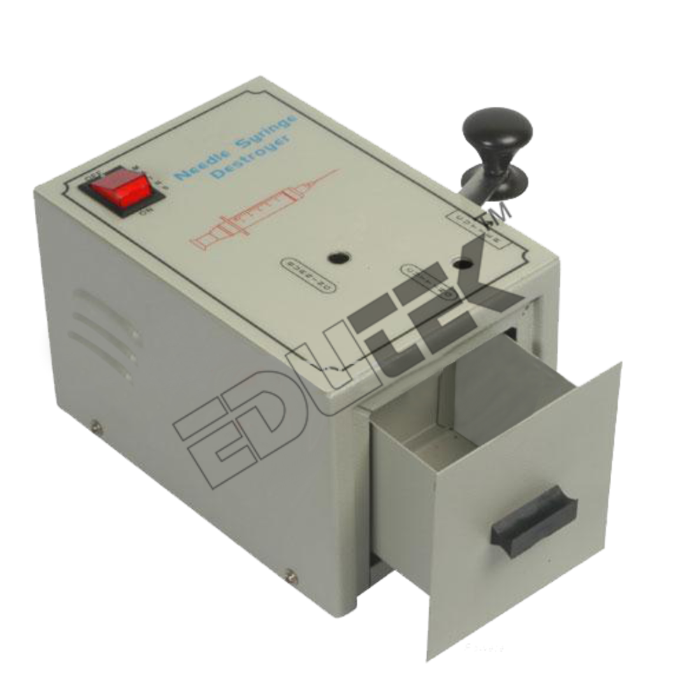 Syringe Needle Destroyer - Durable Plastic Housing | Compact Design, Safe Disposal Mechanism