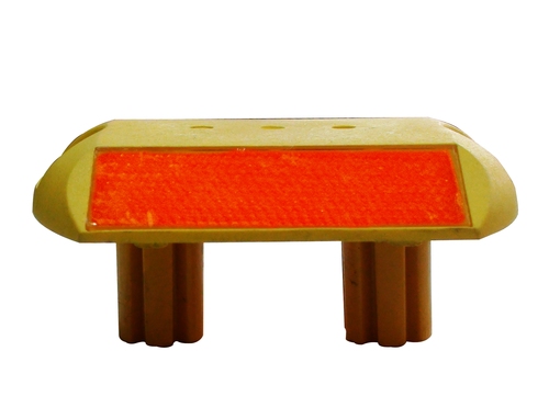 Plastic Road Stud with Moulded Shank