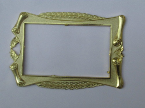 7263 - Brass 4x6 Inches Gold, 2mm Thickness | Elegant Design, Durable Material, Easy Installation, Ornate Style