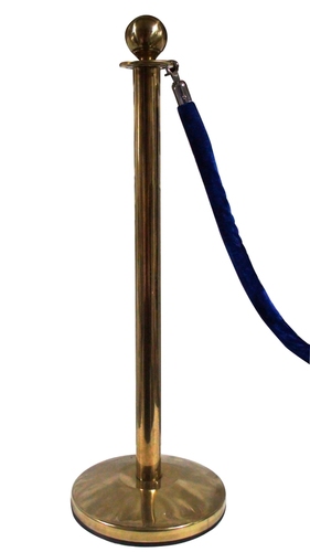 Stanchion Post with Rope