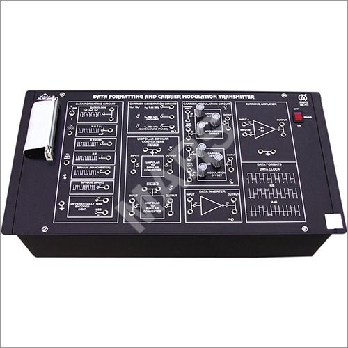 Data Formatting & Carrier Modulation Transmitter Equipment Materials: Glass Epoxy Front Panel With Pvc Box