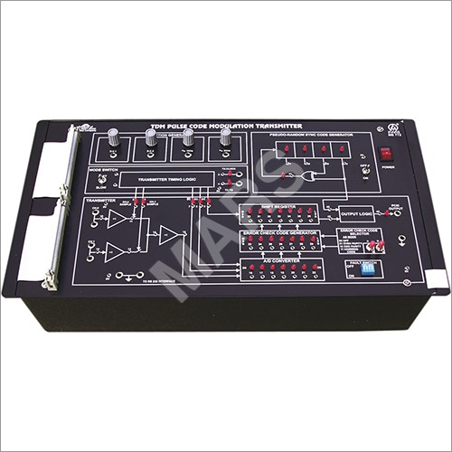 Tdm Pulse Code  Modulation  Transmitter Equipment Materials: Glass Epoxy Front Panel With Pvc Box
