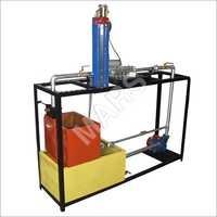 Venturimeter Test Rig - Stainless Steel, 1150x330mm Dimension | Yellow And Red Color, 220v Power Requirement, 0.5hp Pump
