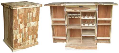 Wooden Bar Cabinet