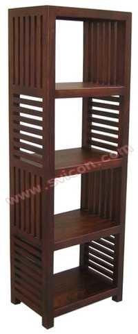 WOODEN BOOK RACK STRIPE DESIGN