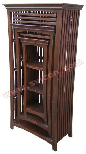 Wooden Book Shelf S/3