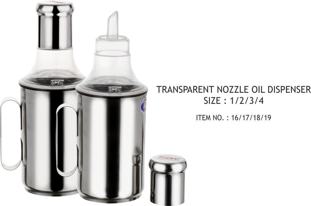 Transparent Nozzle Oil Dispenser