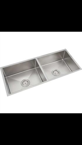 Double Bowl Kitchen Sink - Material: Stainless Steel