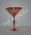 Copper Martini Glass