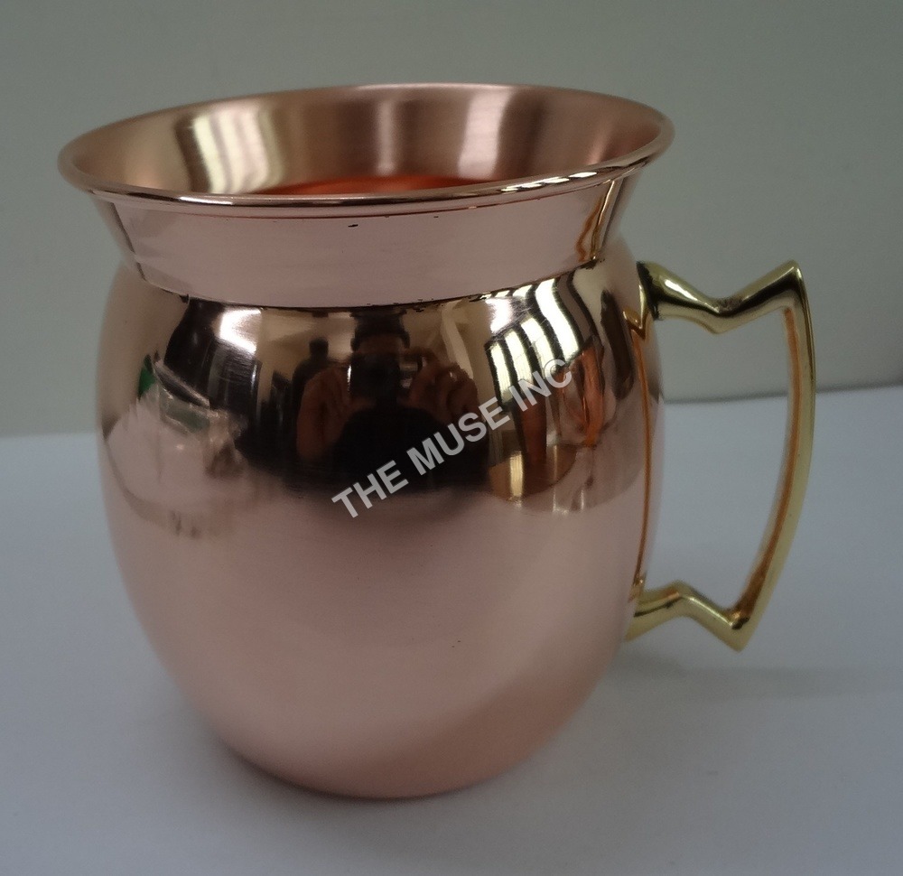 Solid Copper Moscow Mule Mug 16oz