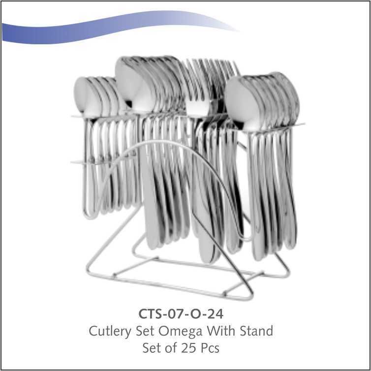 Cutlery set-Omega- 24 pc with Stand