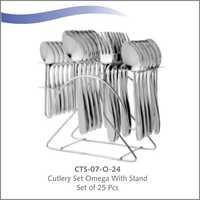 Cutlery set-Omega- 24 pc with Stand