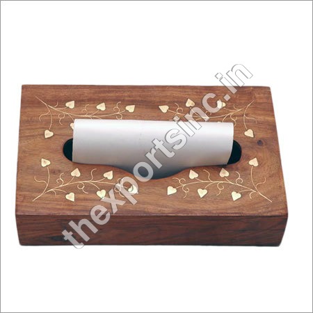 Wooden Tissue Box