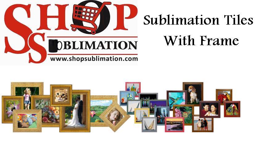 Sublimation Tiles with Frame