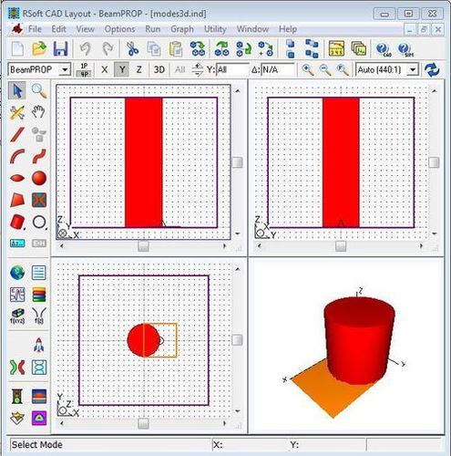 RSoft CAD Environment