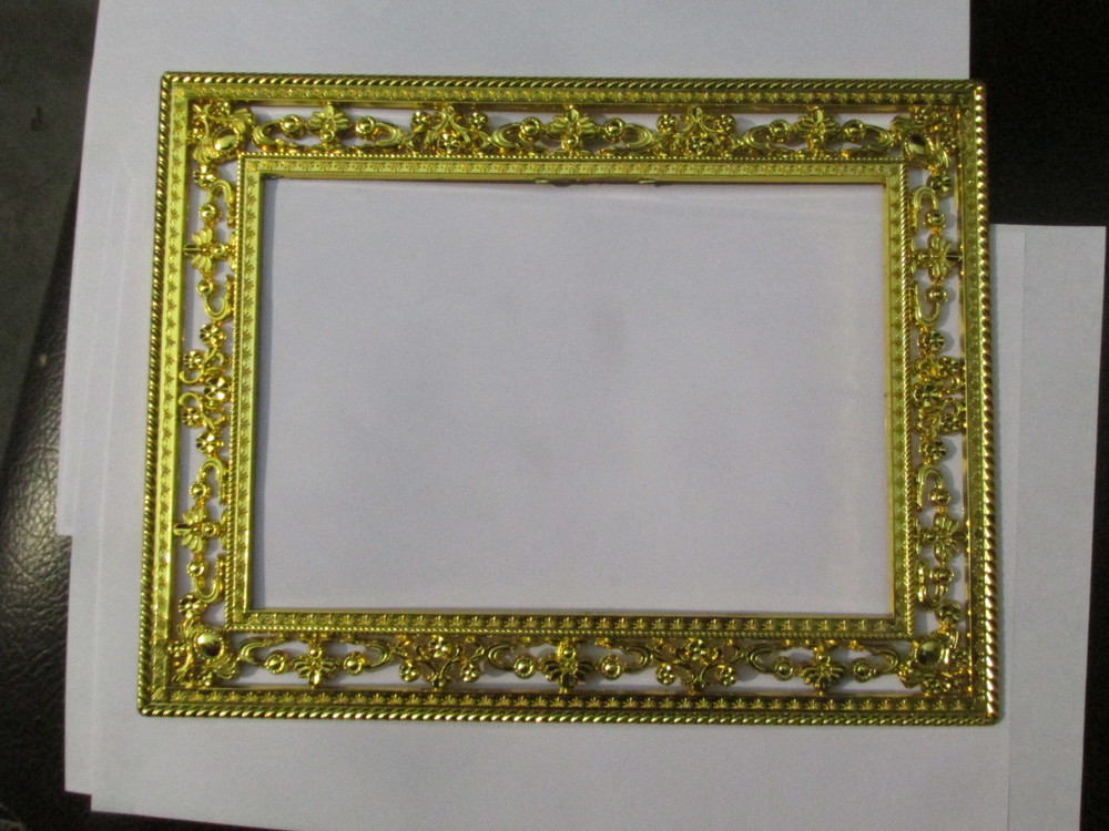 7299 - Metal, 10x8 Inches, Gold | Elegant Design, Durable Material, Intricate Detailing, Polished Finish