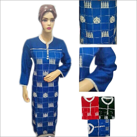 Long Straight Kurtis - Cotton, Sizes S, M, L, XL, Colors Black and Red | Long Sleeve, Breathable, Skin Friendly, Shrink Resistant, Simple Style