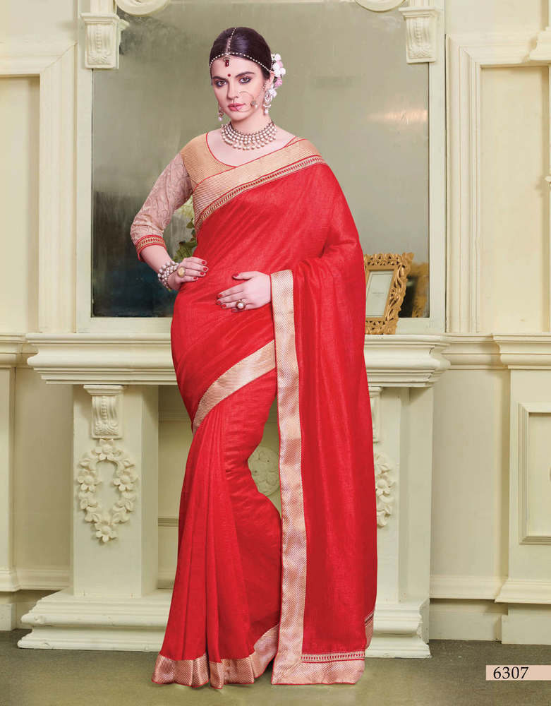Red Silk Saree