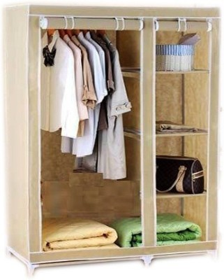 Collapsible Cream Wardrobe