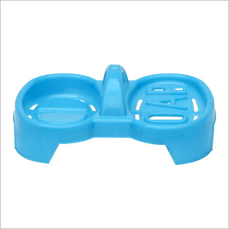 Blue Plastic Soap Tray 