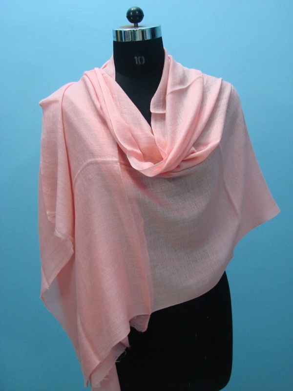 100% Pashmina Plain Dyed Stole