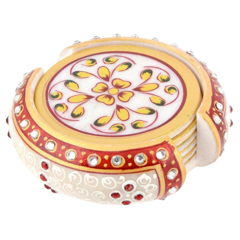Decorative Marble Tea Coaster