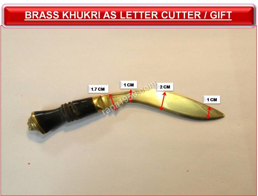 BRASS KHUKRI FOR GORKHA REGT GR