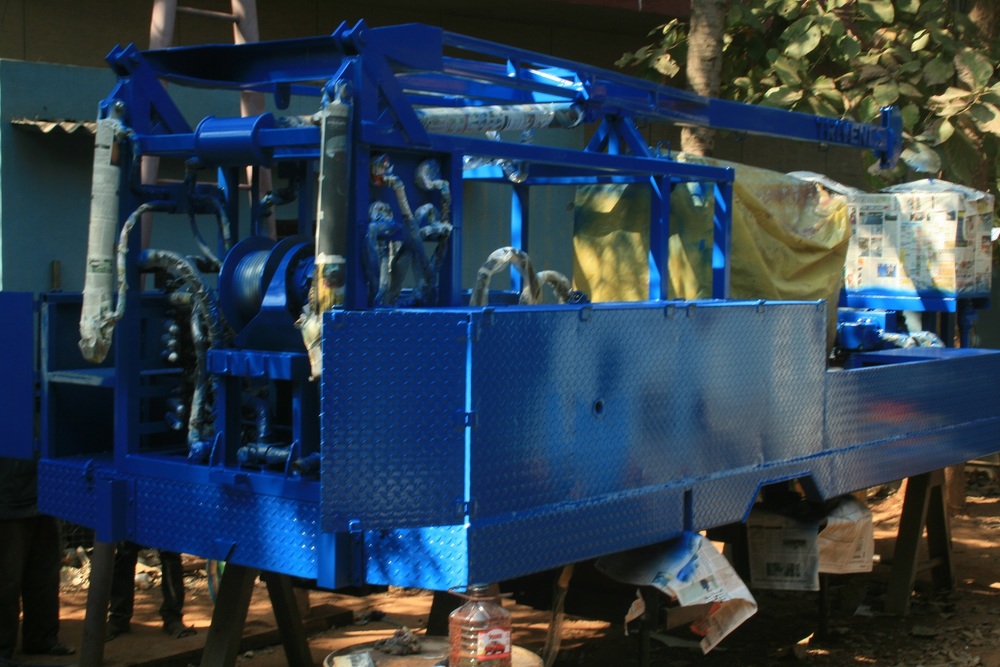 Skid Mounted Hydro Fracturing Machine