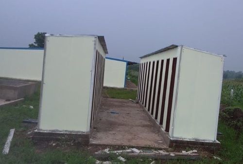 Prefab Toilets - Durable Polypropylene Material, Compact Size 4x6 Feet, Modern Design - Easy Installation, Eco-Friendly Waste Management