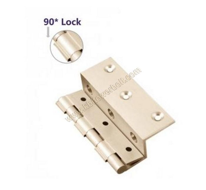 White Brass L Hinges