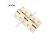 White Brass Railway Lock Washer Hinges