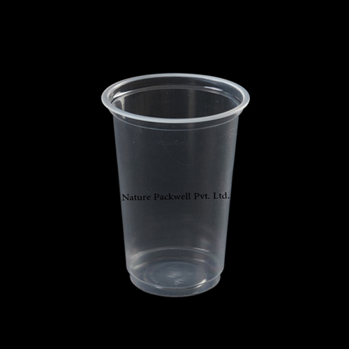 Large Plastic Glass - PP Material, 250ml Size, Clear Color | Appealing Design, Break Resistant, Highly Durable, Lightweight