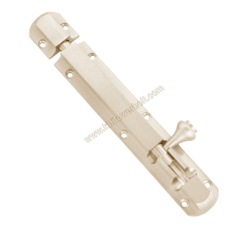 White Brass Crown Tower Bolt Heavy