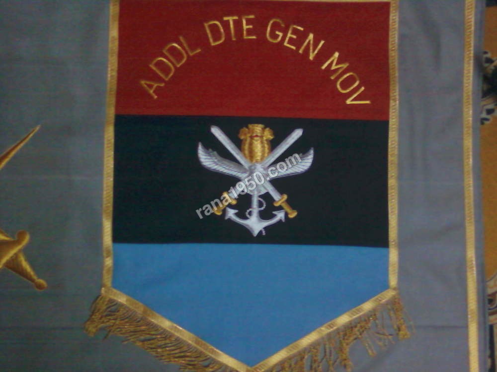 TRI SERVICE LOGO ZARI CREST T FLAG BANEER