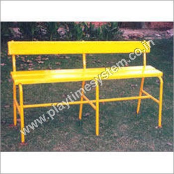 Frp Furniture Yellow Color Garden Bench