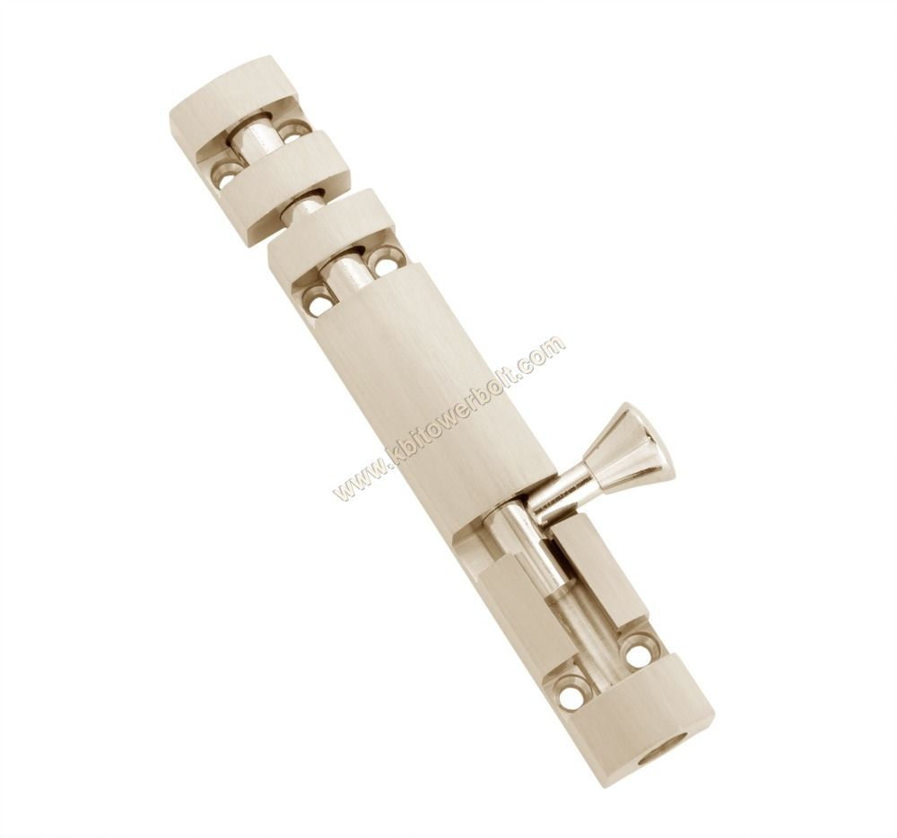 Silver Brass Zorik Tower Bolt Medium