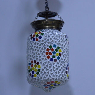 Mosaic Glass Chandelier