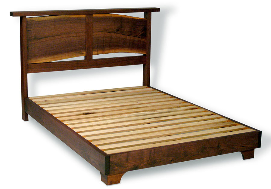 Wooden bed