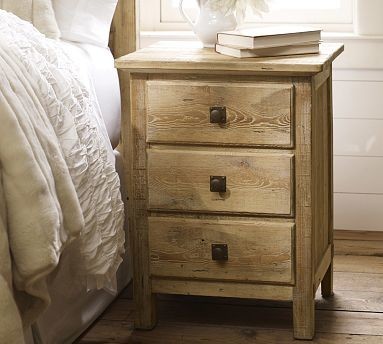 Wooden Bedside