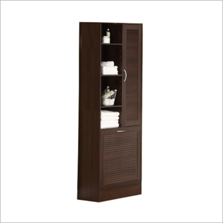Two Door with Open Shelves Cupboard