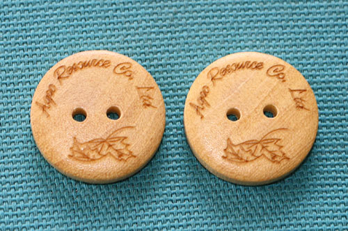 Wooden Garment Button