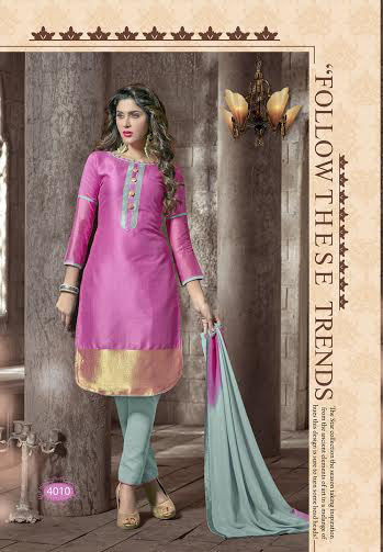 Chanderi Jequard Dress Material