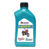 Basol Gold 4t - Sae 20w40 Viscosity, Light Brown Color, No Clutch Slippage, Excellent Oxidation Resistance, Anti-wear Properties, Optimal Power Transfer, Longer Engine Life